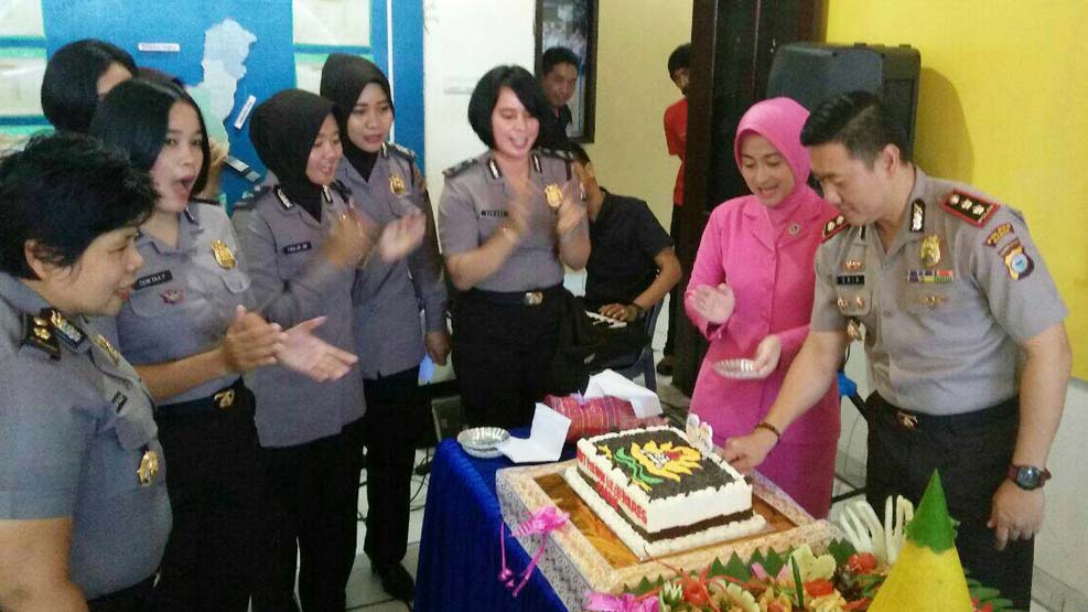 Srikandi Polres Maros Merayakan HUT Polwan ke-68