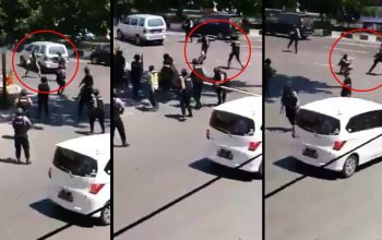 Ancam Petugas dengan Badik, Polisi Tembak Pria Ngamuk di Jl. Riburane 4 Ancam Petugas dengan Badik, Polisi Tembak Pria Ngamuk di Jl. Riburane