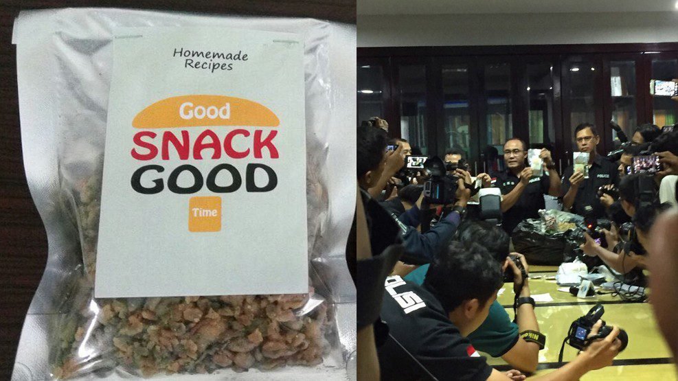 Keripik Jamur Snack Good Positif Mengandung Narkoba