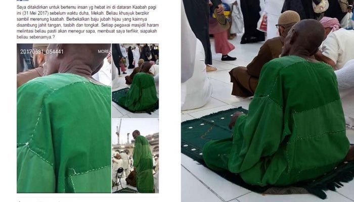 Benarkah Sosok Misterius Berjubah Hijau Depan Kabah itu Nabi Khidir..?
