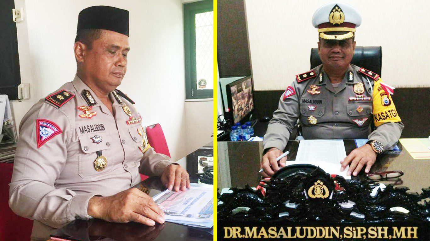 Kasatlantas Polrestabes Makassar Kompol Dr Masaluddin