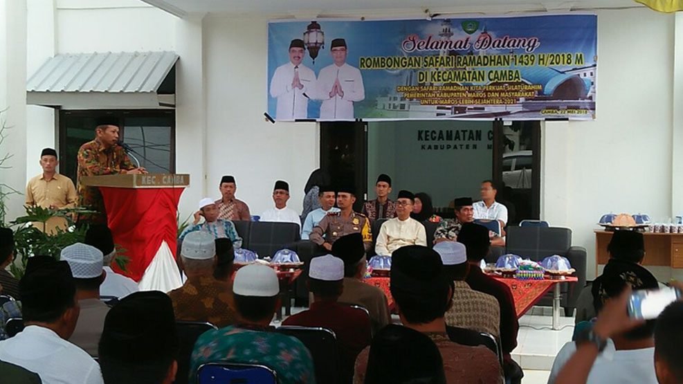 Kapolres Maros Ajak Warga Camba Tak Mudah Percaya Berita Hoaks