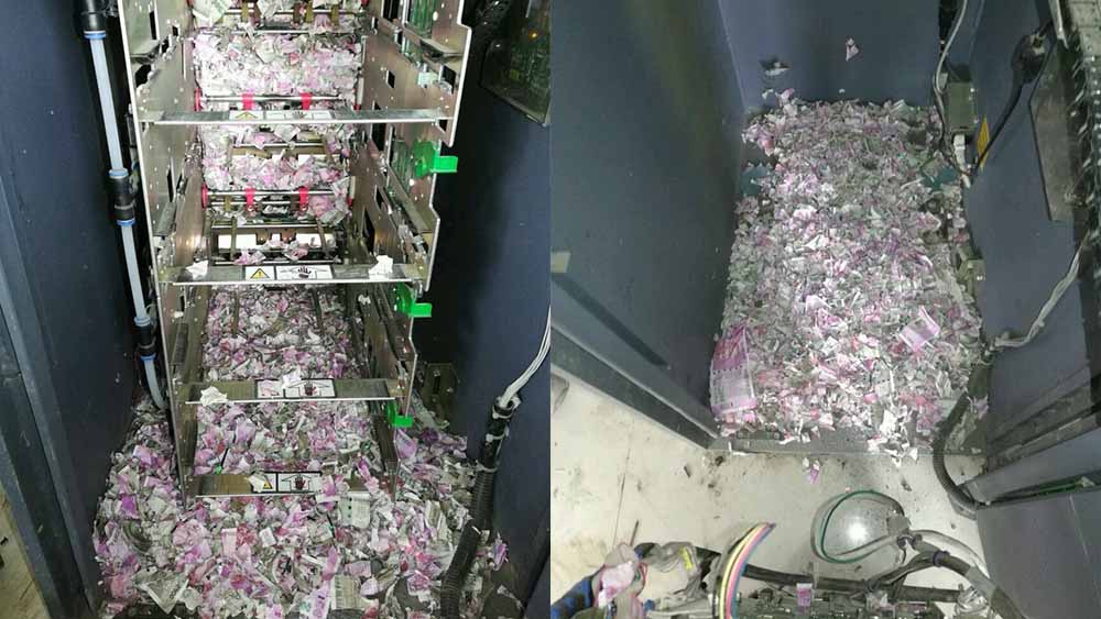 Uang Rp250 Juta dimesin ATM ini Ludes di Grogoti Tikus
