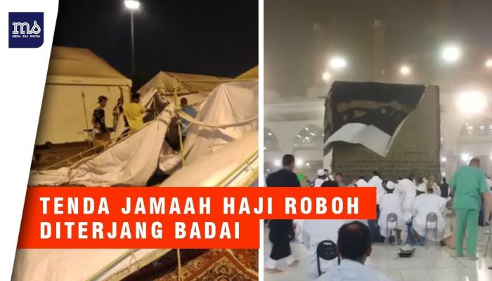 Badai Pasir Hantam Tenda Jemaah Haji di Mina dan Arafah