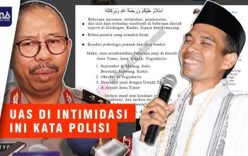 Batal Ceramah UAS Dapat Ancaman dan Intimidasi