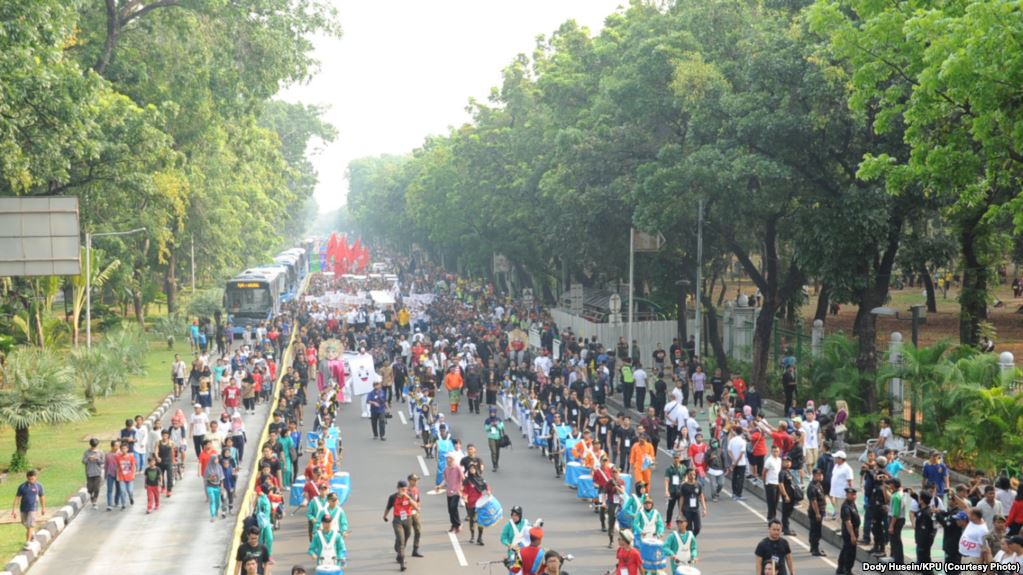 Kenapa SBY Walkout Saat Parade Pemilu Damai