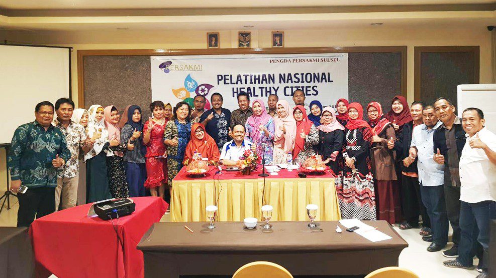 PERSAKMI Sulsel menggelar Pelatihan Nasional Healthy Cities (Kota Sehat)