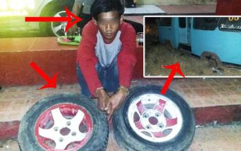 Nekat Curi Ban Pete-Pete, Sopir Ini Terciduk Resmob Polsek Manggala 3 Nekat Curi Ban Pete Pete Sopir Ini Terciduk Resmob Polsek Manggala