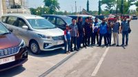 PT Mega Putra Sejahtera Gelar Konvoi Suzuki All New Ertiga di Makassar