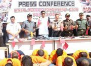 37 Pelaku Kejahatan Dibekuk Tim Polres Gowa