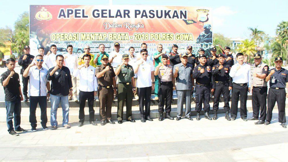 Apel Gelar Pasukan Operasi Mantap Brata 2018