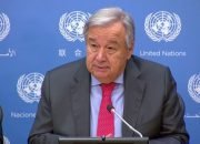 Sekjen PBB Sampaikan Belasungkawa Korban Gempa di Palu dan Donggala