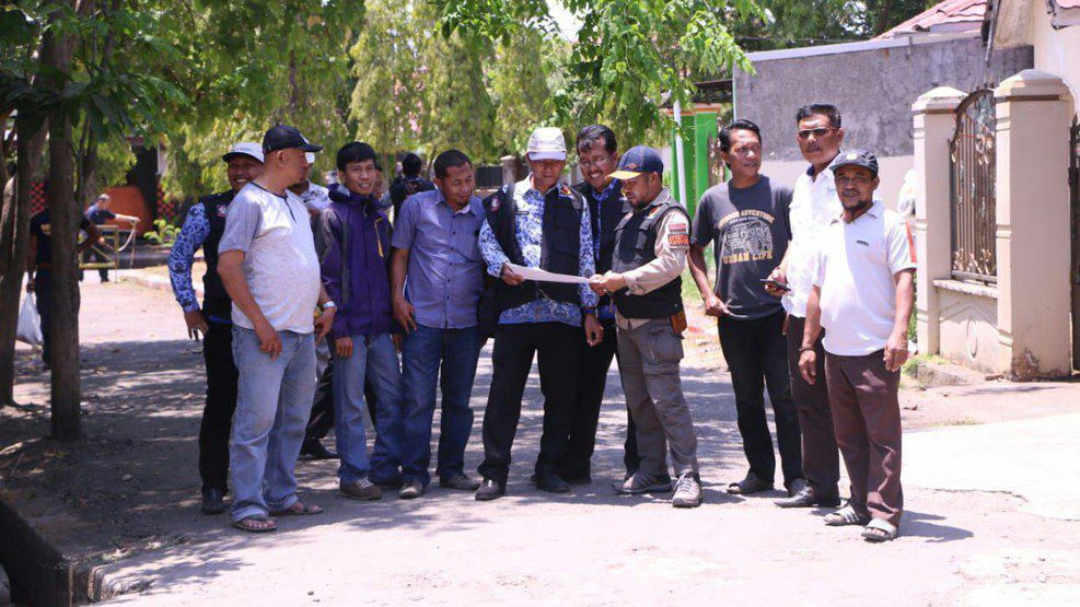 Tim Reaksi Cepat DP-KP Makassar, Tinjau Fasum Fasos Kompleks Pesona Prima Griya Manggala