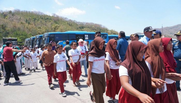 Kemenhub Gelar Trauma Healing Pasca Gempa Lombok