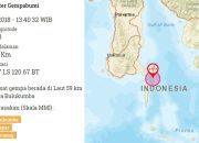 Bulukumba 2 Kali Diterjang Gempa 4,8 SR, Getarannya hingga ke Selayar dan Bantaeng