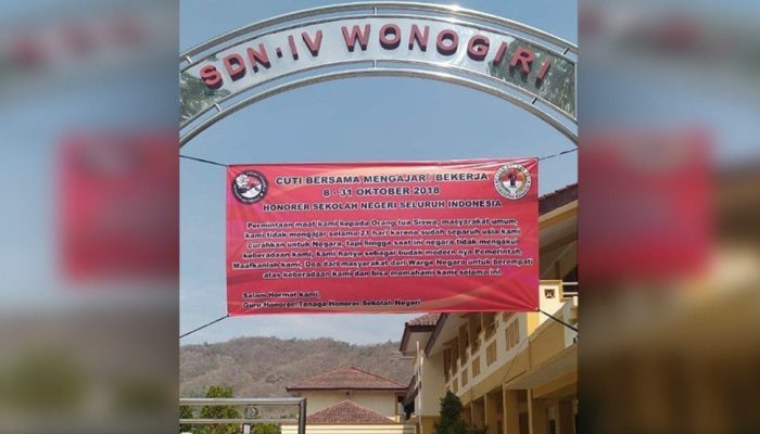 Kurang Perhatian, Dikabarkan Guru Honorer Ancam Mogok Kerja