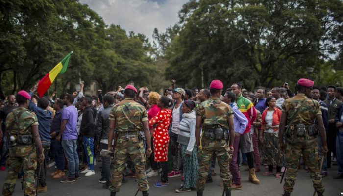 Digaji Rendah, Tentara Ethiopia Unjuk Rasa