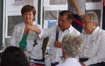 Datang ke Palu, Sekjen PBB Komitmen Bantu Korban Gempa 2 Wapres Jusuf Kalla