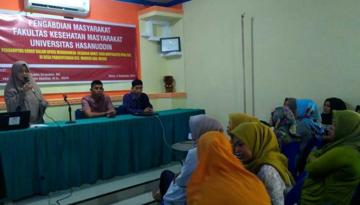 Dosen Departemen Biostatistik KKB FKM UNHAS Dampingi Kader Posyandu di Maros