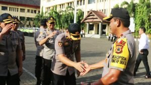 Momen Haru Apel Pagi Terakhir, Brigjen Risyapudin di Mapolda Sulsel