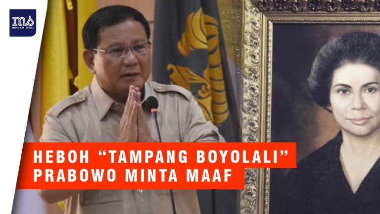 Video: Terkait Tampang Boyolali, Prabowo Minta Maaf 8 TAMPANG BOYOLALI