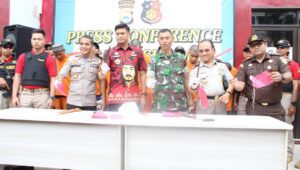 Polres Gowa Ekspos Tersangka Kasus Kejahatan Jalanan