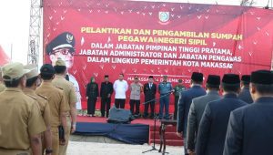 Wali Kota Makassar Lantik 84 Lurah Baru, Ini Nama-Namanya