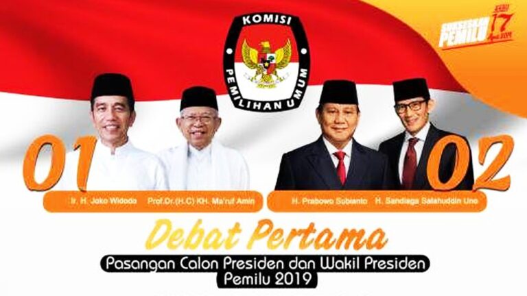 Debat Perdana Capres-Cawapres 2019 Akan Digelar Malam Ini 8 Debat Perdana Capres-Cawapres 2019