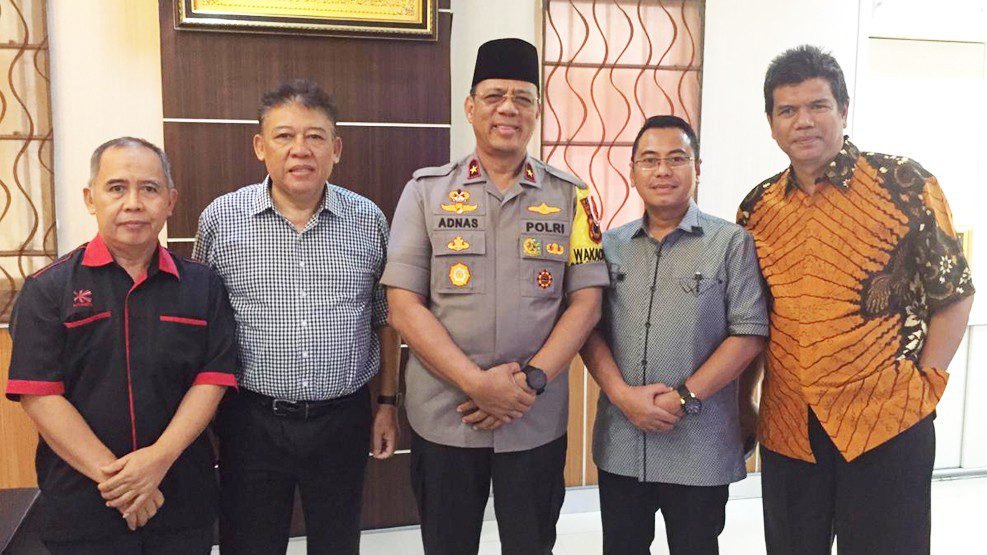 Makan Siang Bersama Wakapolda Sulsel, LDII Tawarkan Kerjasama Dai Kamtibmas