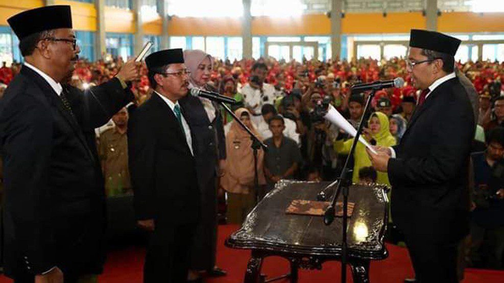 Pelantikan Sekda Defenitif Kota Makassar