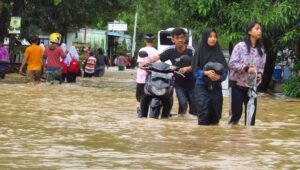 Sungai Meluap, Ruas Jalan Pettarani Maros Banjir Lagi
