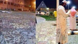 VIDEO: Fenomena Aneh, Jutaan Jangkrik Penuhi Kota Makkah