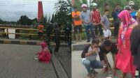 Tutup Jembatan Kembar Sungguminasa, Wanita Ini Gelar Ritual Tolak Bala