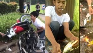 Setelah Merusak Motornya, Adi Bakar STNK