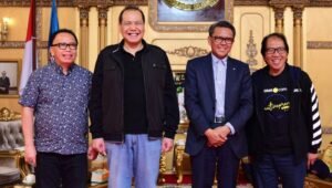 Nurdin Abdullah dan CT, Bahas Perekonomian Sulsel