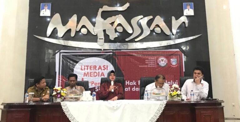 Di depan Millenial, Indira Jusuf Ismail Bahas Literasi Media 7 PKK Kota Makassar