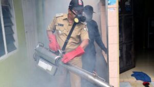 Wali kota Makassar Pimpin Fogging DBD Di Kelurahan Buyang