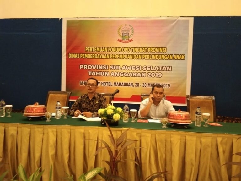 Sinergi Program Pemprov dan Pemda se-Sulsel Akan Maksimalkan Target Yang Ingin Dicapai 5 Dinas pemberdayaan Perempuan dan perlindungan anak