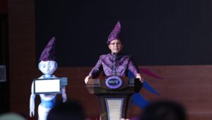 Launching South Sulawesi Calendar of Event Wonderful 2019, Tampilkan Robot Pakai Patonro Menari