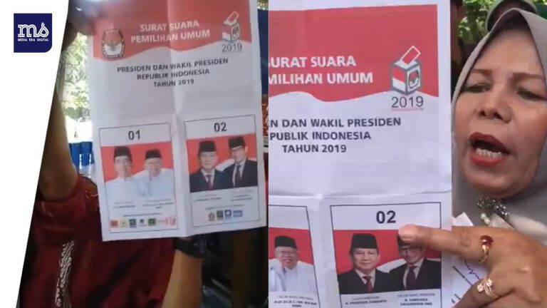 surat suara tercoblos