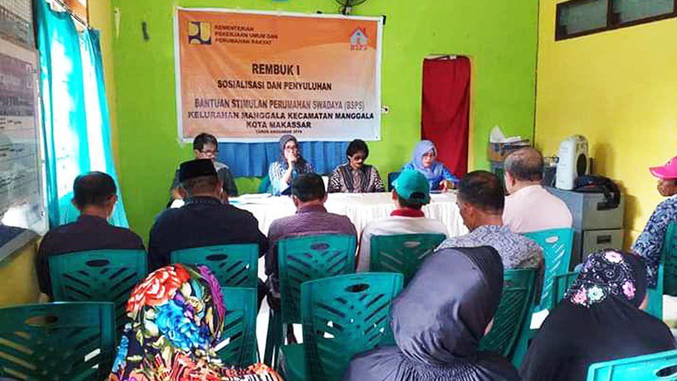 Kelurahan Manggala Peroleh 40 Unit Rumah Program BSPS