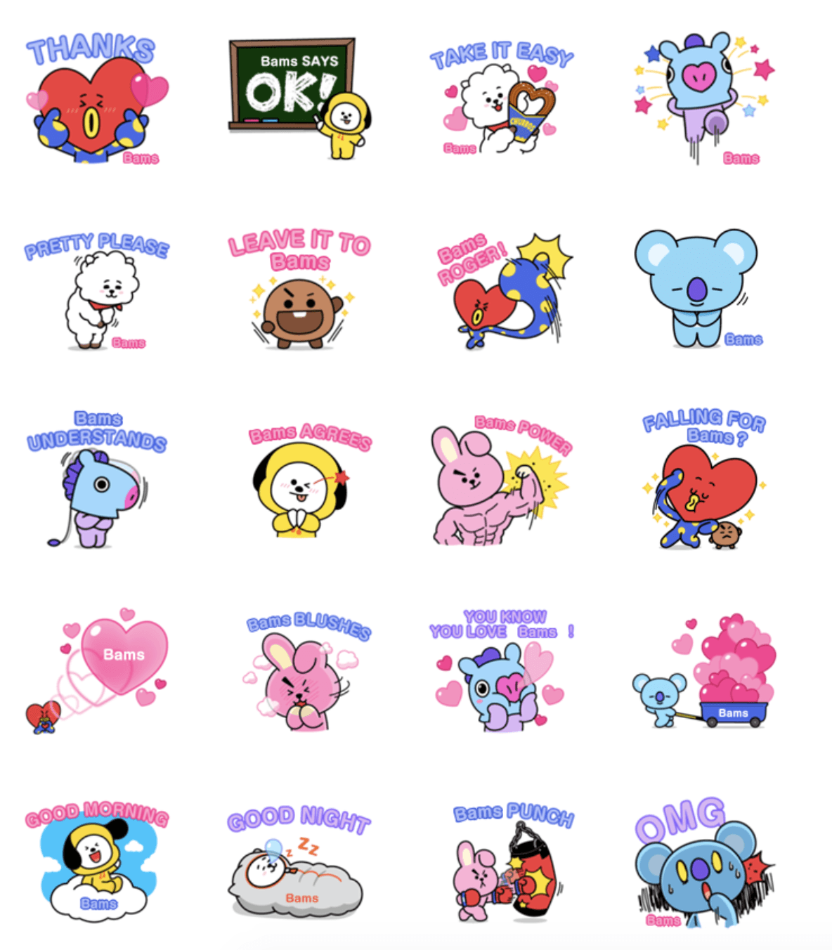 Line kembali meluncurkan Custom Stickers versi BT21 2