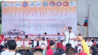 Peringati May Day, Wagub Jalan Santai Bersama Buruh