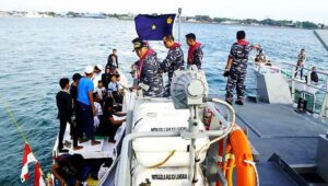 Danlantamal VI Pimpin Patroli Pengamanan Idul Fitri 1440H di Perairan Makassar