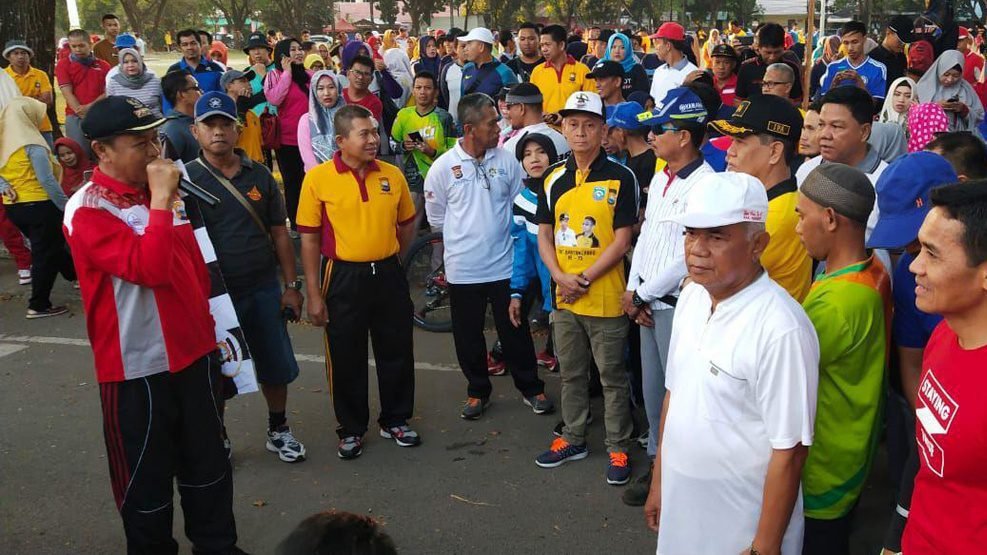 Dirgahayu Bhayangkara ke 73, Polres Pangkep Gelar Fun Run & Jalan Santai 18 Km