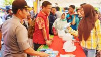 Dirgahayu Bhayangkara ke 73, Polres Pangkep Gelar Pasar Murah