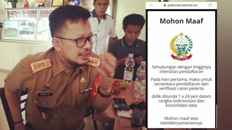 Disdik Sulsel Tunda 1x24 Jam Pendaftaran Peserta Didik Baru