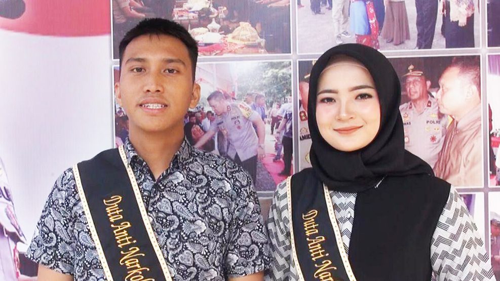Duta Kabupaten Pangkep  yang menjadi finalis Duta Narkoba Sulawesi Selatan
