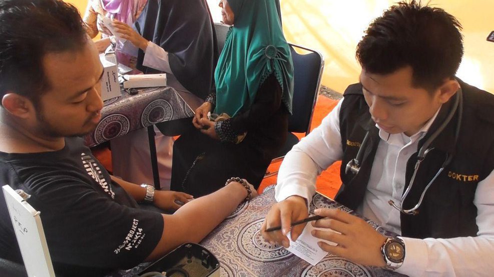 HUT Bhayangkara Polres Pangkep Pengobatan Gratis 02
