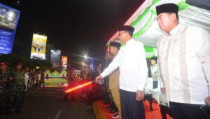 Nurdin Abdullah Takbiran Bareng Iqbal Suhaeb dan Sekdaprov Sulsel Rujab Gubernur